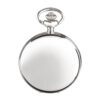 personalised pocket watch in silver