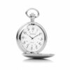 Alpine Arabic silver pocket watch