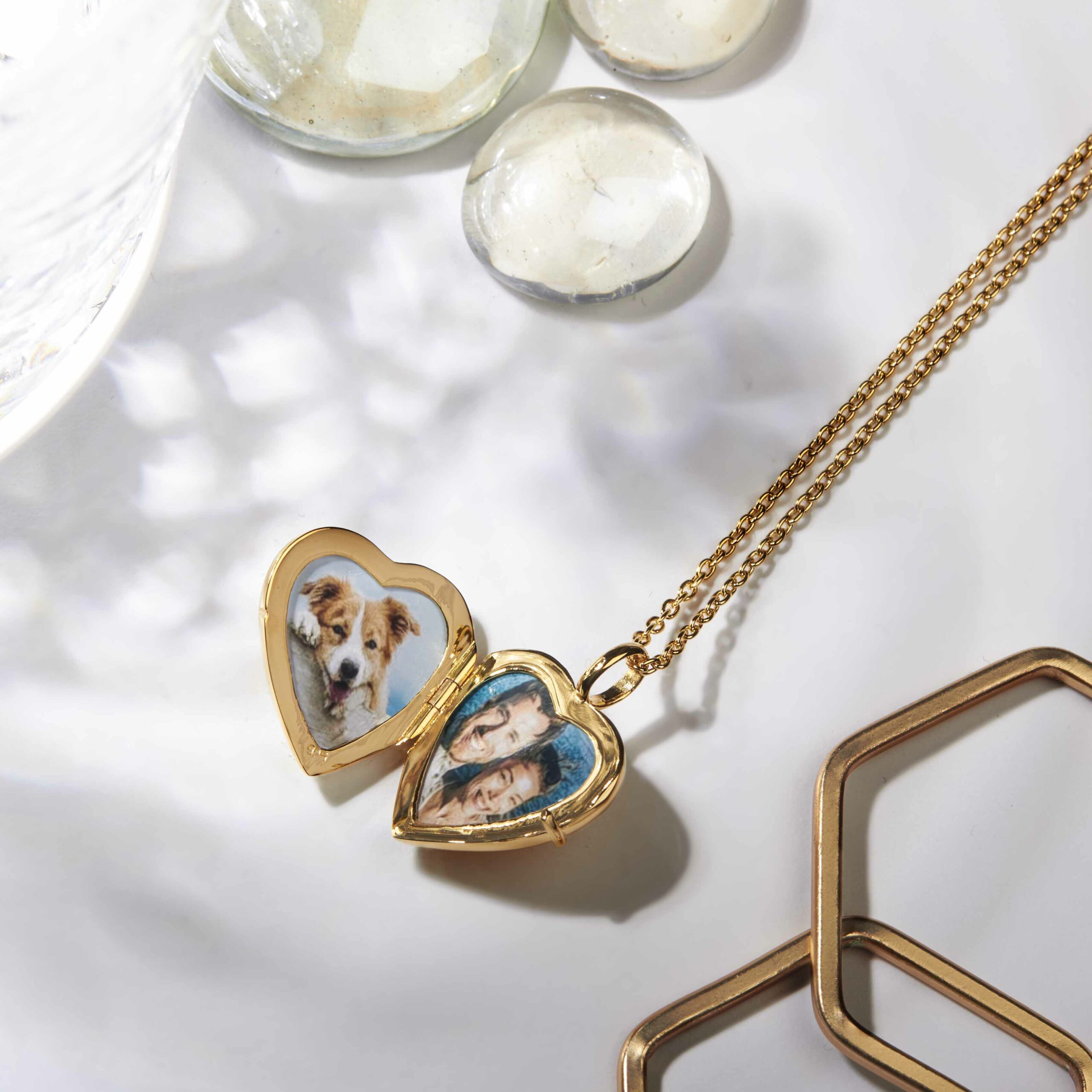 Golden Heart Locket Undertale Golden Heart Locket With Intricate - Main Image