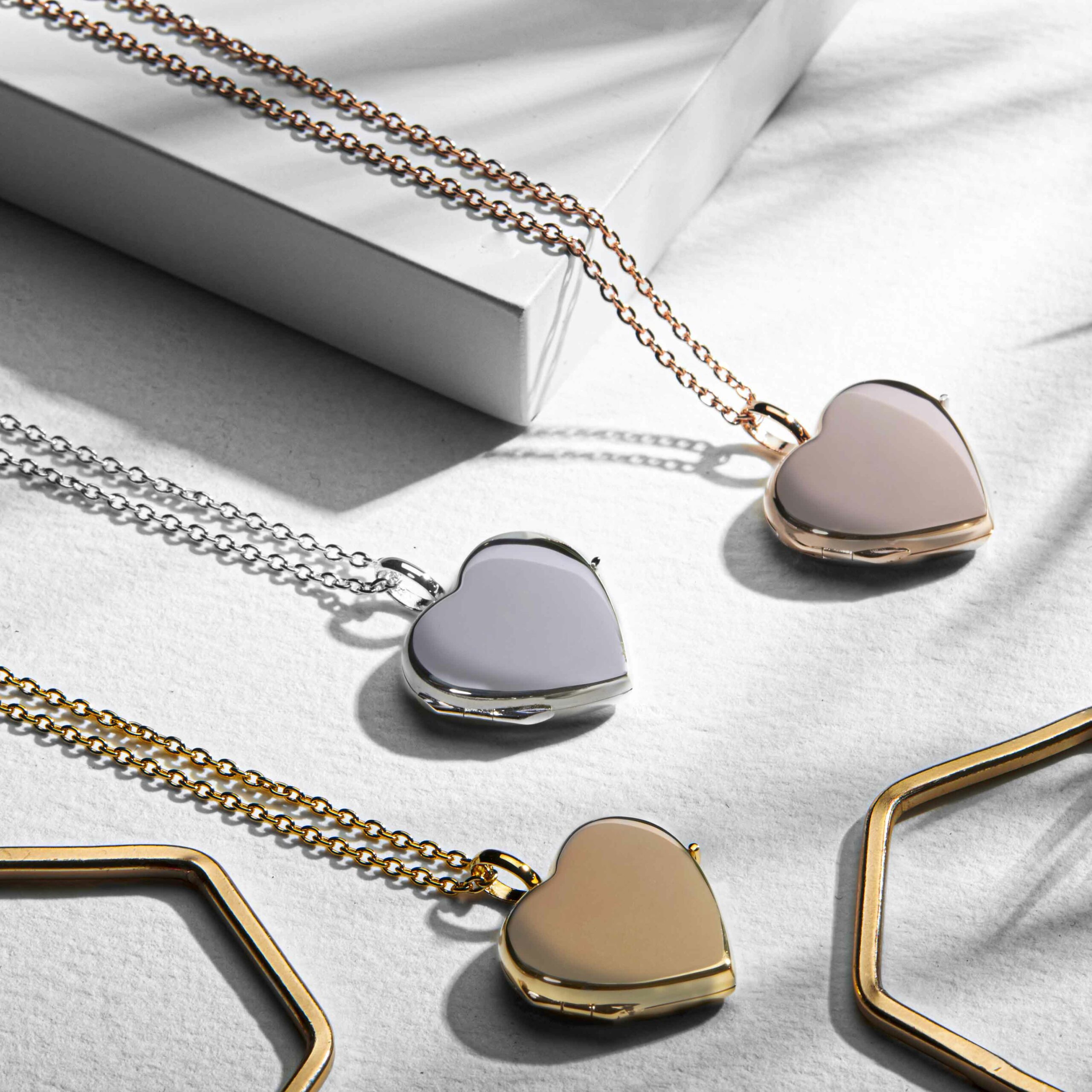 Classic Gold Personalised Heart Locket | Engravers Guild