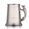 engraved handle fox tankard