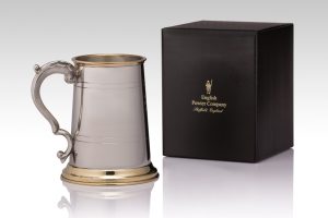 engraved tankard pewter with english pewter gift box