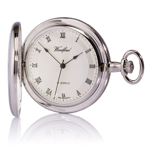 personalised woodford mechanical pocket watch