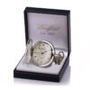 mechanical movement personalised woodford pocket watch