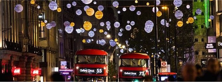 decorations for christmas in london