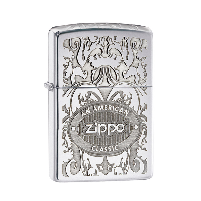 Silver Zippo Lighter Engraved