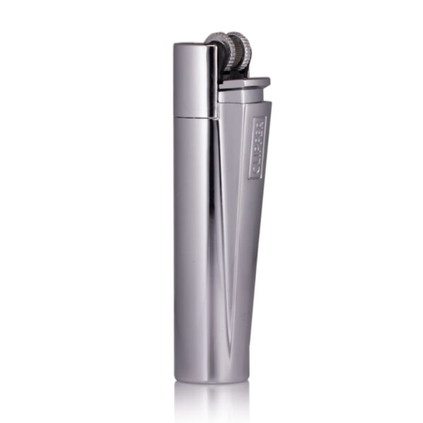 engraved clipper lighter silver back