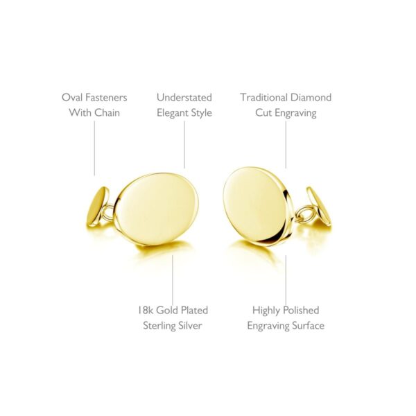 18K Gold Vermeil Vyse Cufflinks