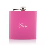 Pink-Hip-Flask-Personalised