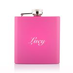 Pink-Hip-Flask-Personalised-Lucy