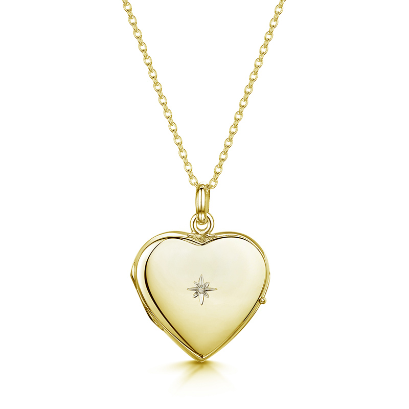 Child's Diamond Accent Locket In 10K Gold 13 | lupon.gov.ph