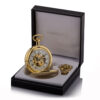 Personalised-skeleton-gold-pocket-watch-in-box-Mount-Royal