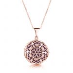 Sapphire-personalised-locket-rose-gold