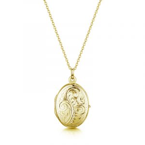 Small-scroll-oval-locket-gold