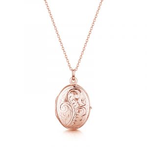 Small-scroll-oval-locket-rose-gold