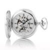 open-silver-pocket-watch