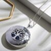 Silver Big tree Of Life Locket