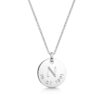 Disc-Initial-Date-hanging-silver-SansSerif