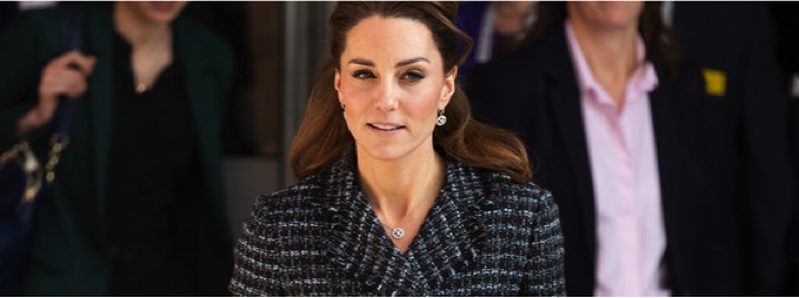 kate middleton wearing personalised necklace