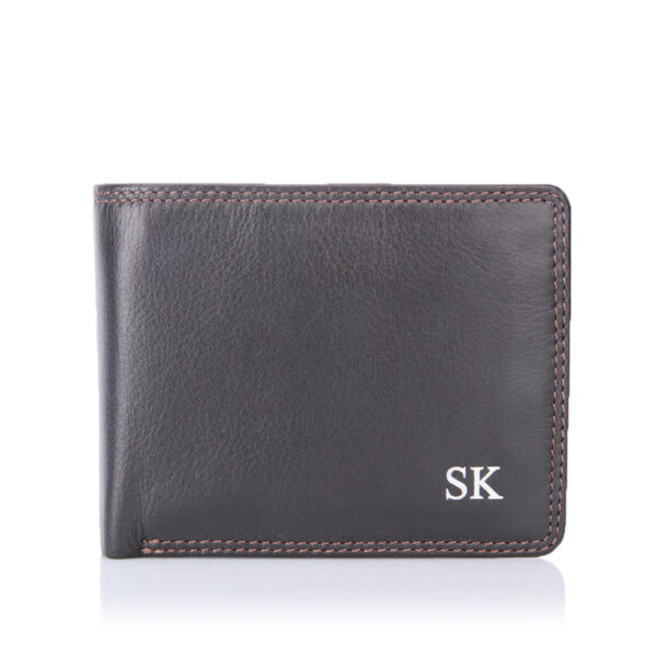 visconti-plain-brown-wallet-initials