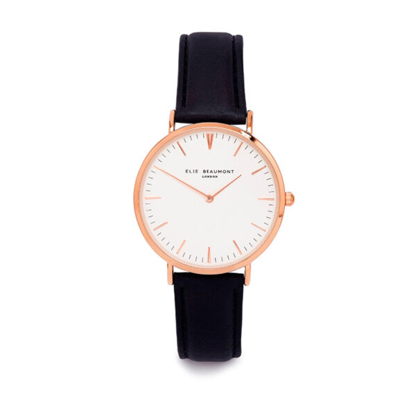 oxford-rose-black-strap-ladies-watch