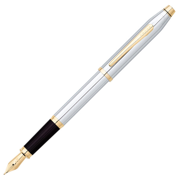 cross fountain pen with gold nib