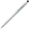 hero engraved silver twist ballpoint pen