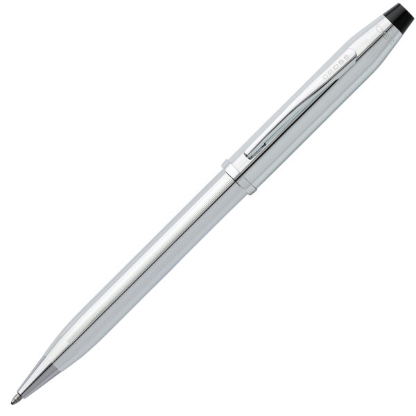 hero engraved silver twist ballpoint pen