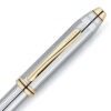 gold appointed cross fountain pen cap