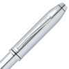 lustrous chrome ballpoint pen cap