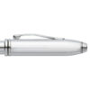 lustrous chrome rollerball pen engraved