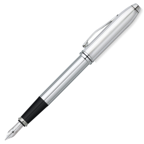 lustrous chrome fountain pen