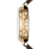 Michael-Kors-watch-ladies-gold-black-strap-side