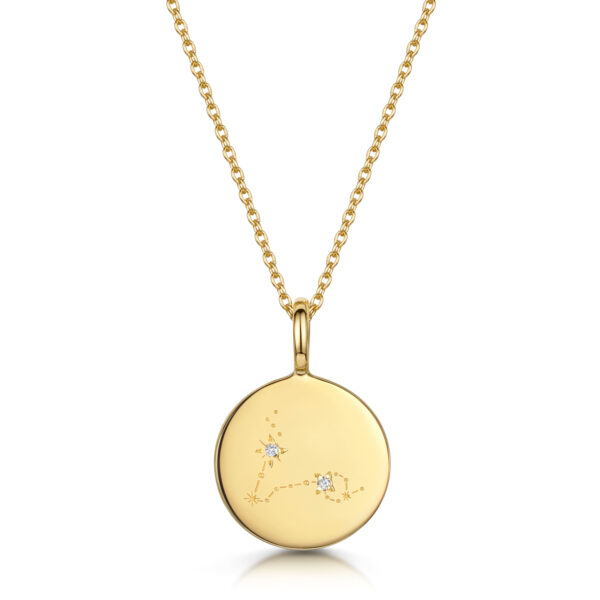 Personalised-Constellation-Necklace-pisces-gold