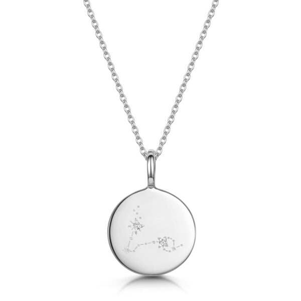 Personalised-Constellation-Necklace-pisces-silver