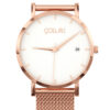 coluri-rose-gold-mesh-nurse-fob-white-dial-close