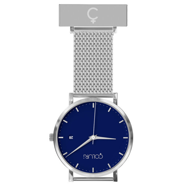 coluri-silver-mesh-nurse-fob-blue-dial