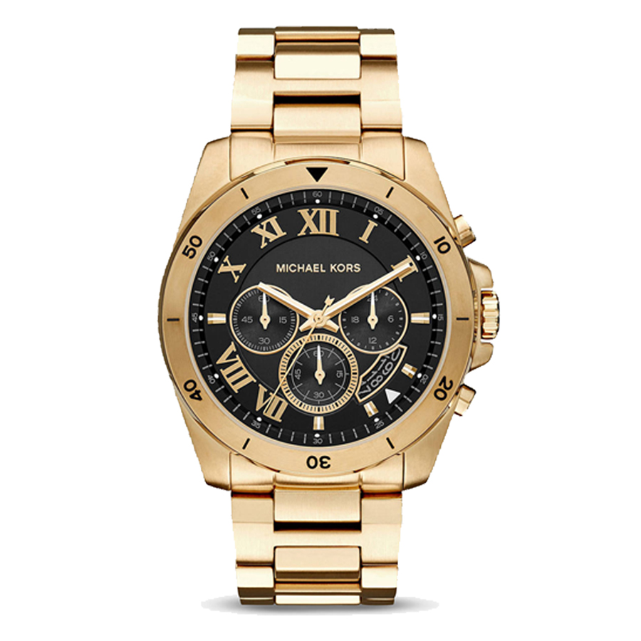 Michael Kors Gold and Black Engraved Watch  Engravers Guild