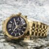 Michael Kors extra large gold mens watch