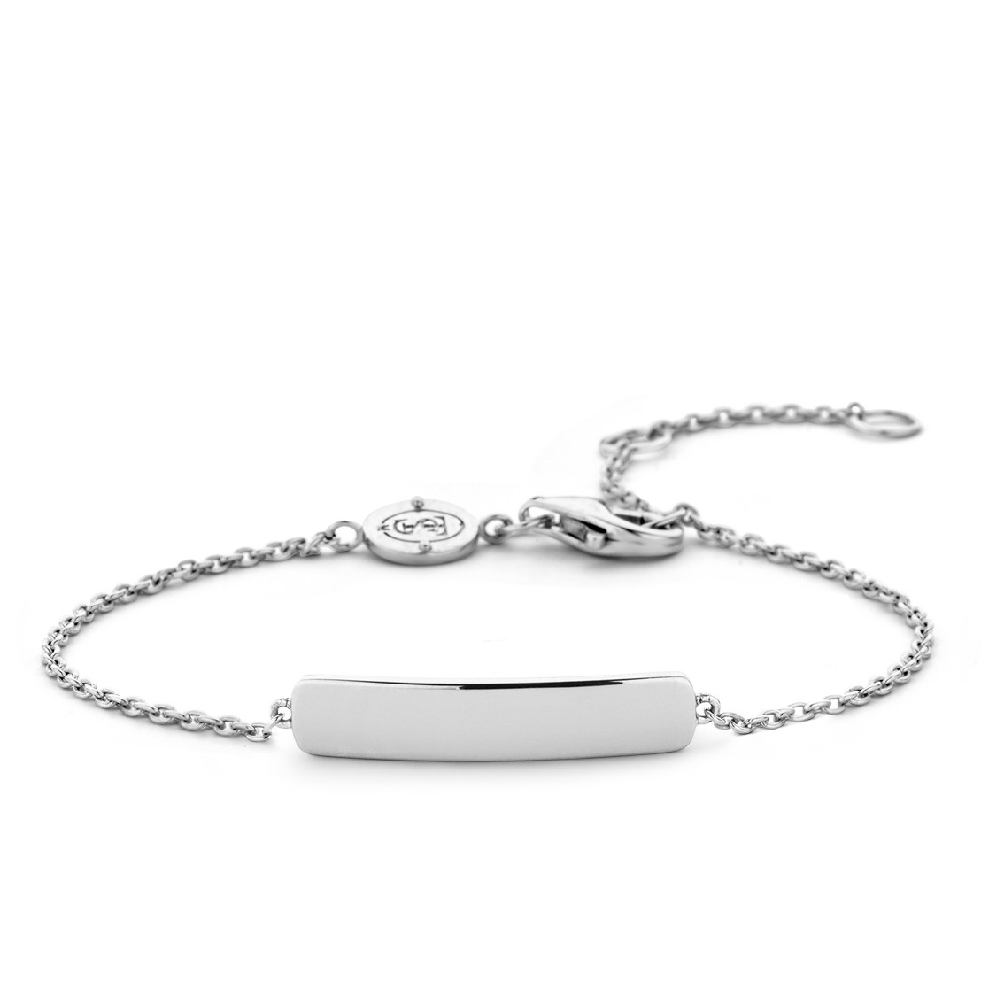 Silver Ti Sento Name Bar Bracelet | Engravers Guild