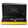 gray engraved rollerball pen box