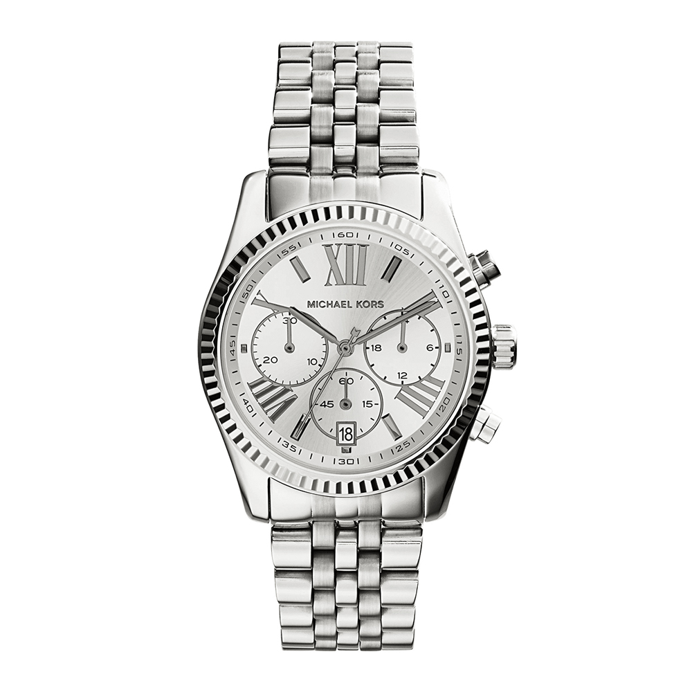 Silver Bracelet Michael Kors Ladies Watch | Engravers Guild UK