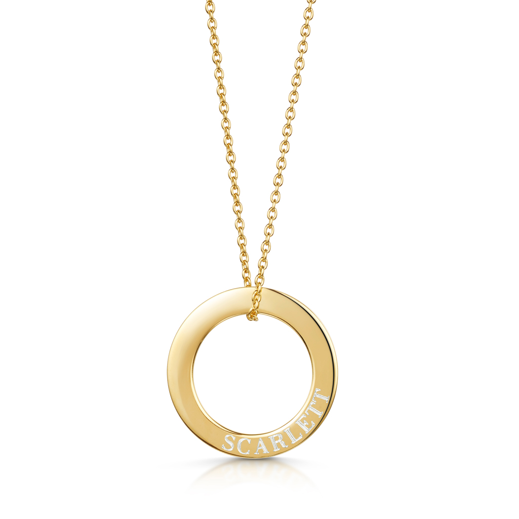 Personalised Posh Totty Designs Mini Russian Ring Necklace |  GettingPersonal.co.uk