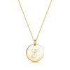 Initial-Necklace-gold-E