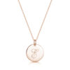 Initial-Necklace-rose-E