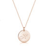 Initial-Necklace-rose-H