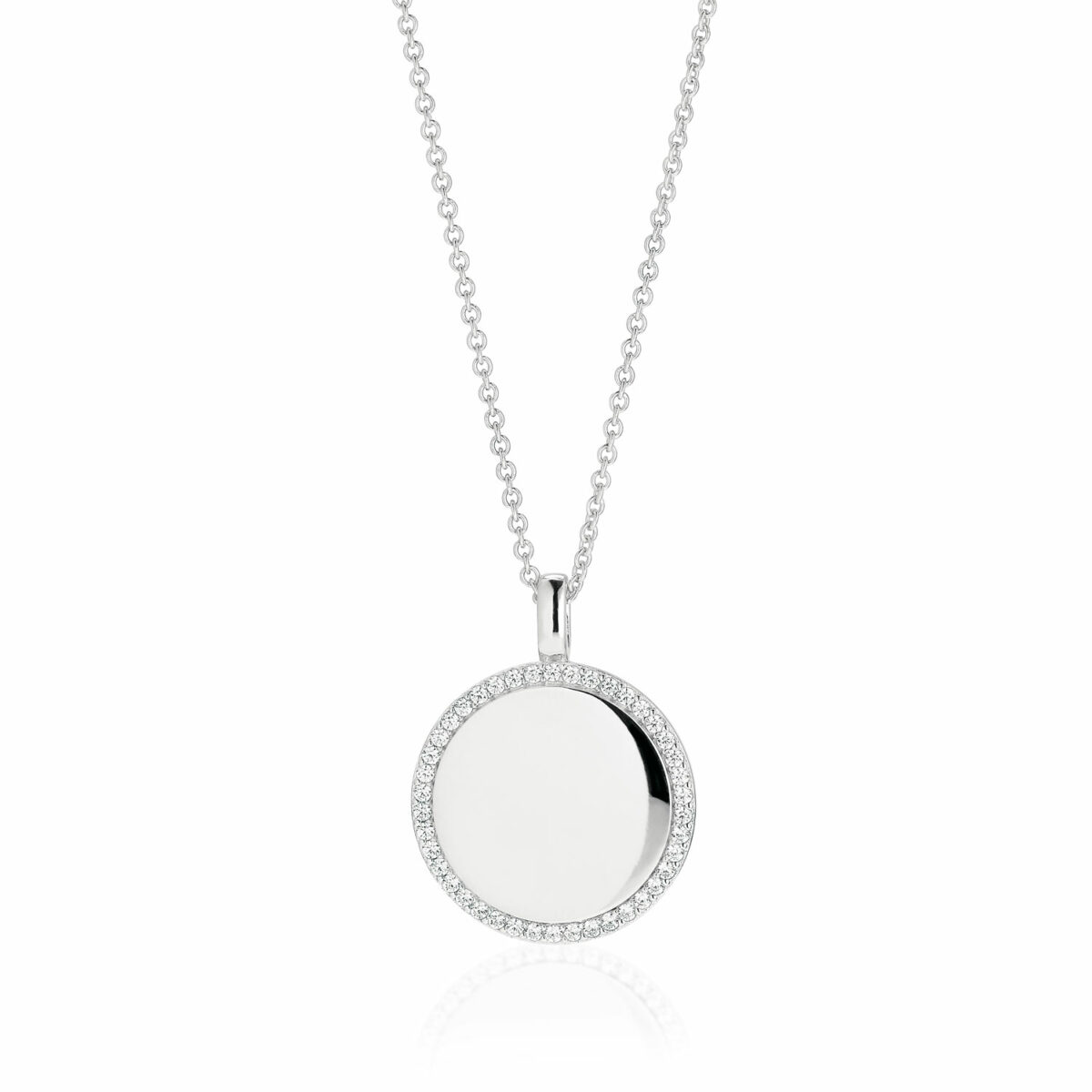 Pendant Follina Grande with White Zirconia