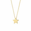 Sif Jakobs gold star pendant with white zirconia