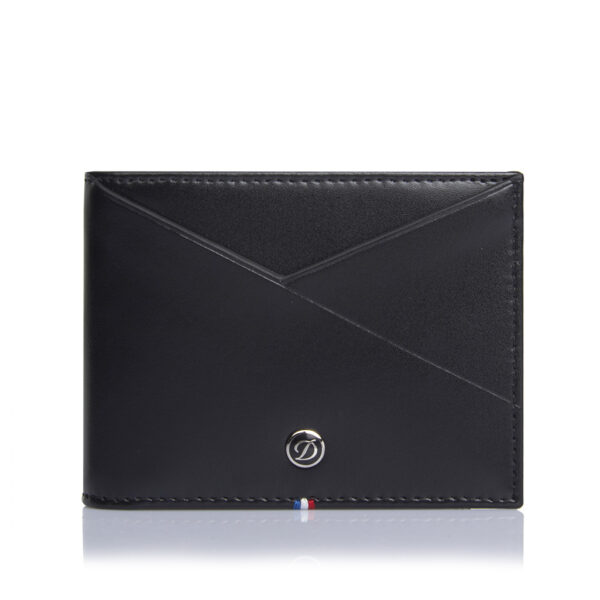 Dupont-Black-Leather-Wallet