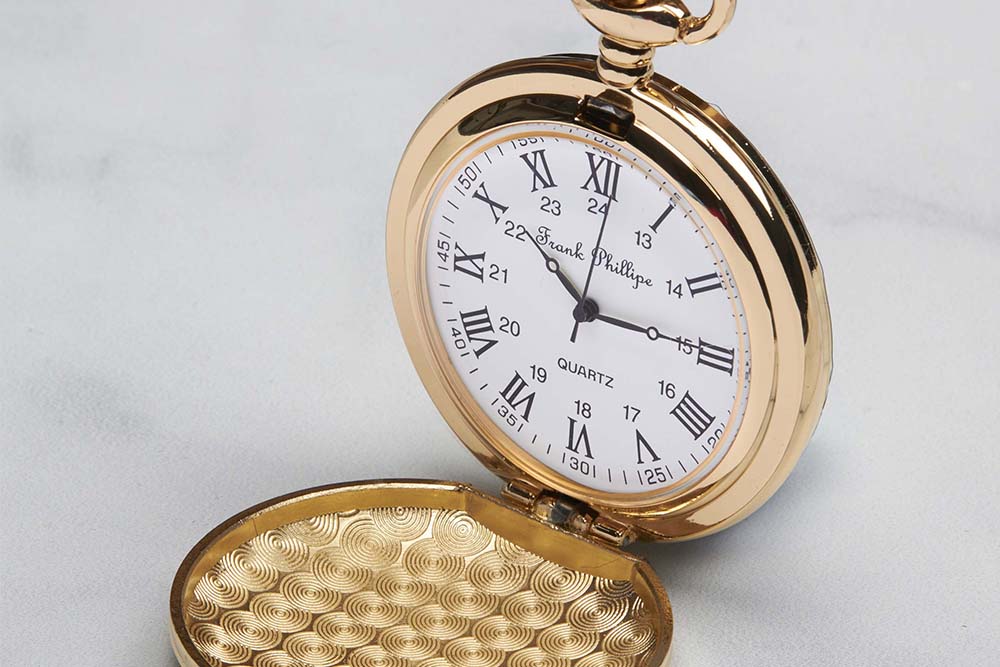 Half-Hunter Engraved Pocket Watch image